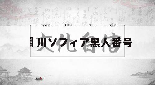 包含滝川ソフィア黑人番号的词条