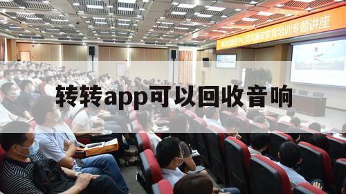 转转app可以回收音响（下载转转App回收手机）