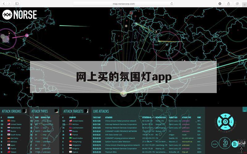 网上买的氛围灯app（网上买的氛围灯怎么不七彩了）