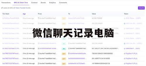 微信聊天记录电脑（微信聊天记录电脑同步怎么弄啊）