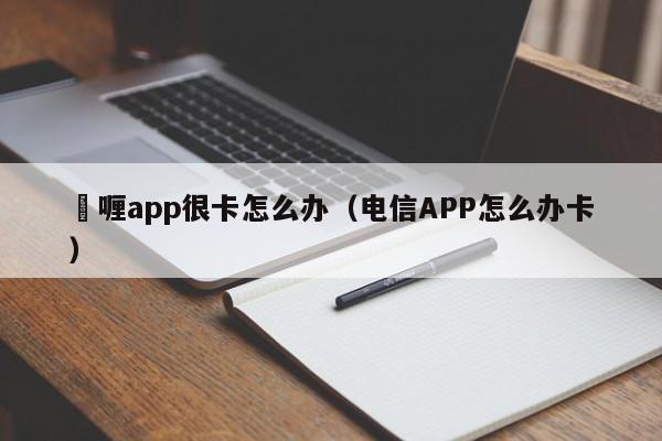 啫喱app很卡怎么办（电信APP怎么办卡）