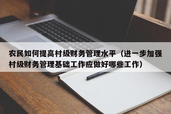 农民如何提高村级财务管理水平（进一步加强村级财务管理基础工作应做好哪些工作）