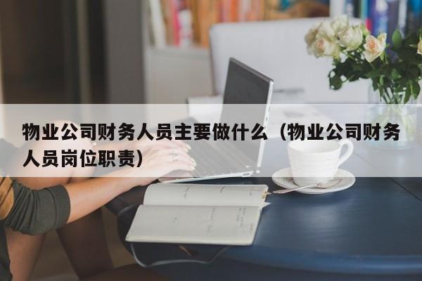 物业公司财务人员主要做什么（物业公司财务人员岗位职责）