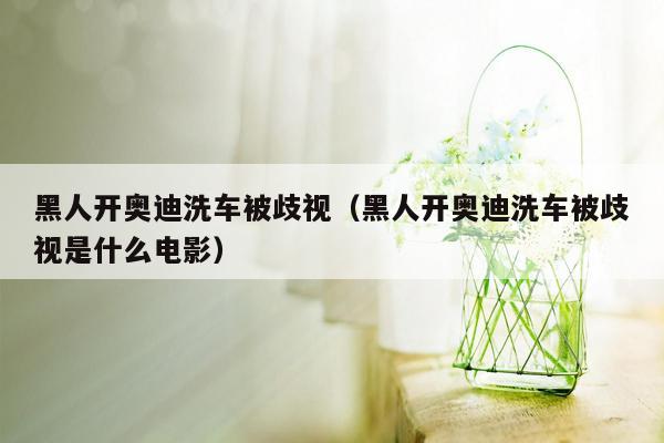 黑人开奥迪洗车被歧视（黑人开奥迪洗车被歧视是什么电影）