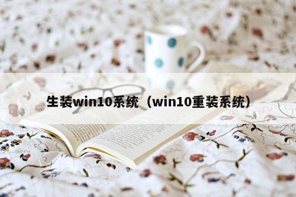 生装win10系统（win10重装系统）