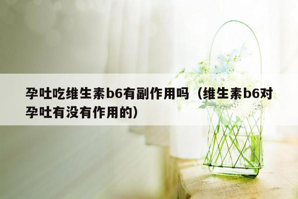 孕吐吃维生素b6有副作用吗（维生素b6对孕吐有没有作用的）