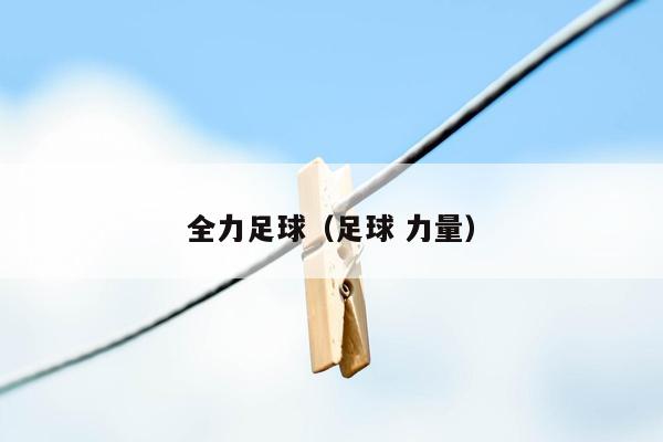 全力足球（足球 力量）