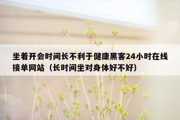 坐着开会时间长不利于健康黑客24小时在线接单网站（长时间坐对身体好不好）