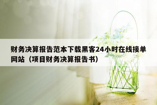 财务决算报告范本下载黑客24小时在线接单网站（项目财务决算报告书）