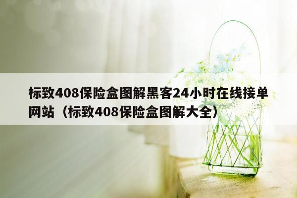 标致408保险盒图解黑客24小时在线接单网站（标致408保险盒图解大全）