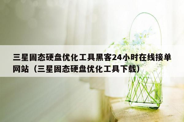 三星固态硬盘优化工具黑客24小时在线接单网站（三星固态硬盘优化工具下载）