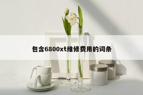 包含6800xt维修费用的词条