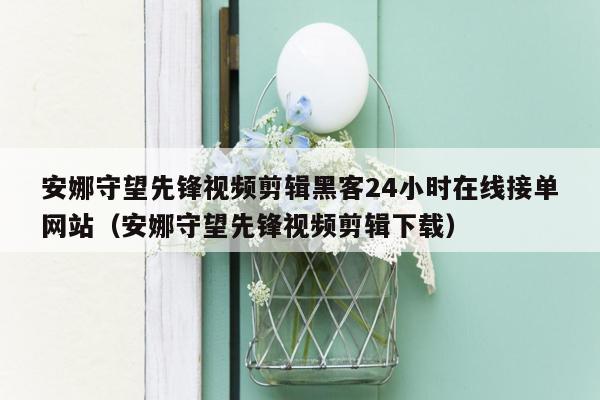 安娜守望先锋视频剪辑黑客24小时在线接单网站（安娜守望先锋视频剪辑下载）