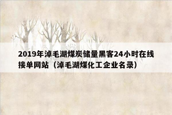 2019年淖毛湖煤炭储量黑客24小时在线接单网站（淖毛湖煤化工企业名录）