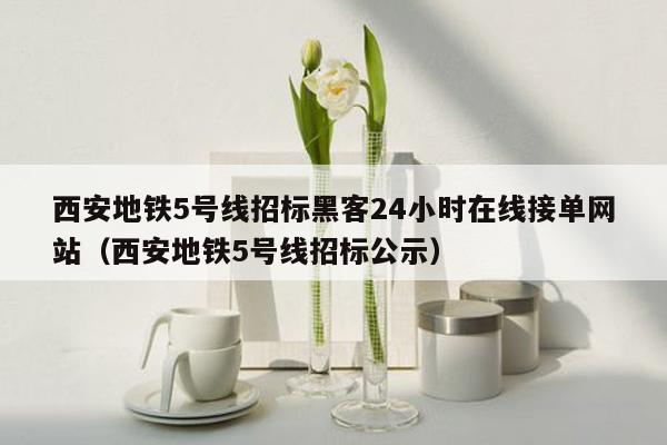 西安地铁5号线招标黑客24小时在线接单网站（西安地铁5号线招标公示）