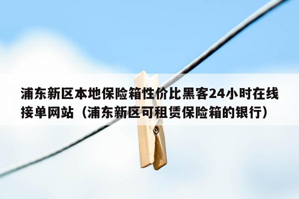 浦东新区本地保险箱性价比黑客24小时在线接单网站（浦东新区可租赁保险箱的银行）