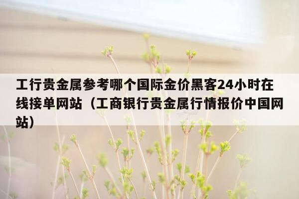 工行贵金属参考哪个国际金价黑客24小时在线接单网站（工商银行贵金属行情报价中国网站）