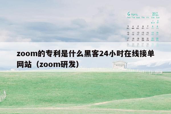 zoom的专利是什么黑客24小时在线接单网站（zoom研发）