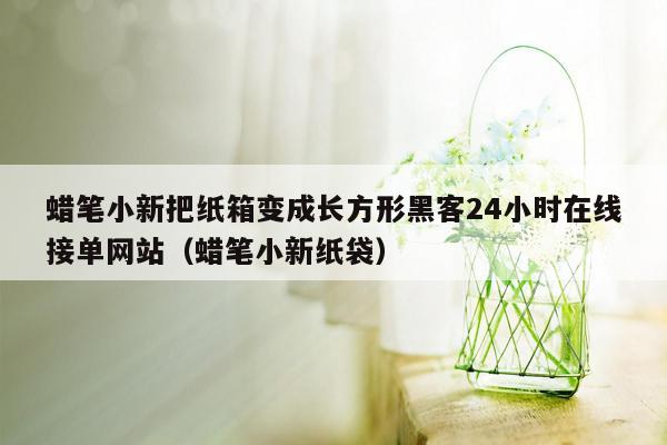 蜡笔小新把纸箱变成长方形黑客24小时在线接单网站（蜡笔小新纸袋）