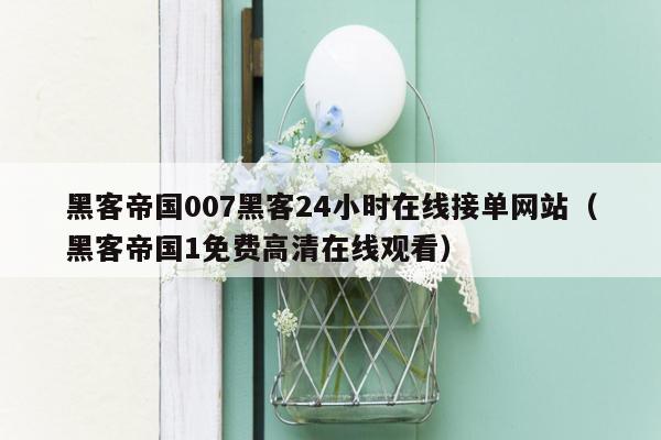 黑客帝国007黑客24小时在线接单网站（黑客帝国1免费高清在线观看）