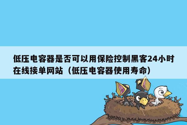 低压电容器是否可以用保险控制黑客24小时在线接单网站（低压电容器使用寿命）