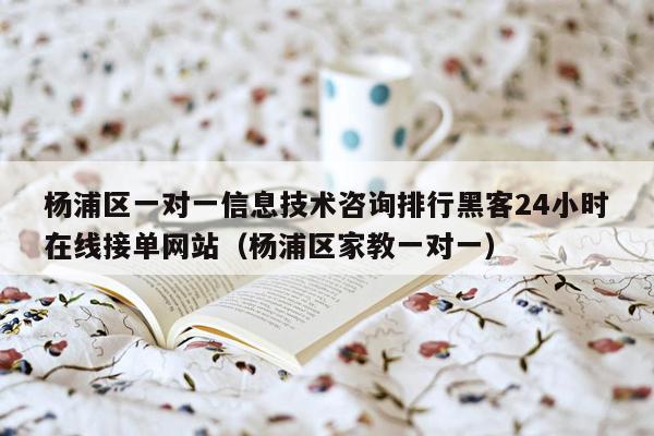 杨浦区一对一信息技术咨询排行黑客24小时在线接单网站（杨浦区家教一对一）