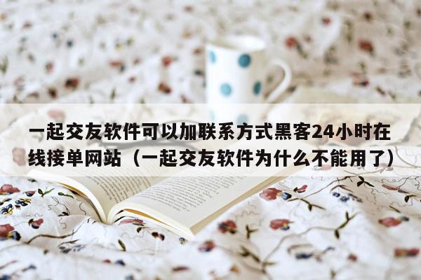 一起交友软件可以加联系方式黑客24小时在线接单网站（一起交友软件为什么不能用了）