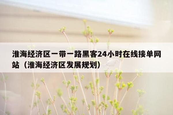 淮海经济区一带一路黑客24小时在线接单网站（淮海经济区发展规划）