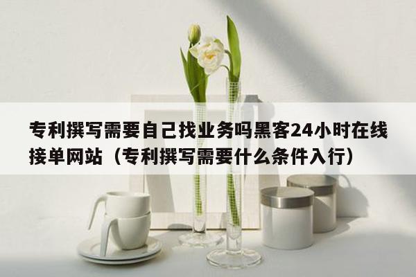 专利撰写需要自己找业务吗黑客24小时在线接单网站（专利撰写需要什么条件入行）