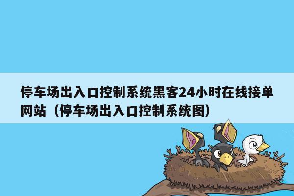 停车场出入口控制系统黑客24小时在线接单网站（停车场出入口控制系统图）