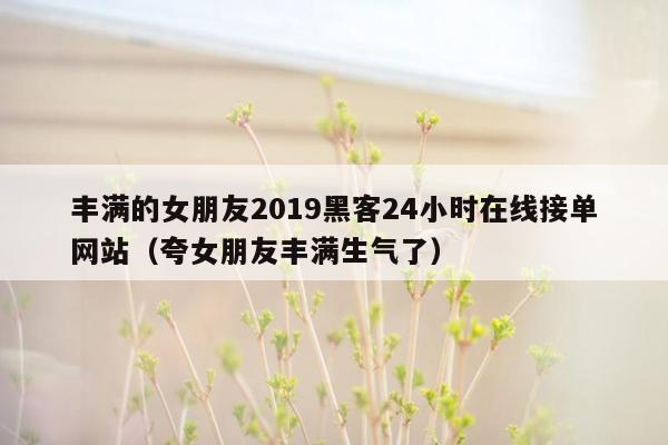 丰满的女朋友2019黑客24小时在线接单网站（夸女朋友丰满生气了）