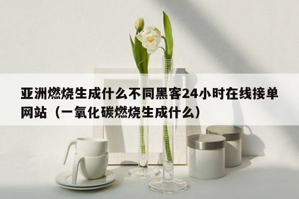 亚洲燃烧生成什么不同黑客24小时在线接单网站（一氧化碳燃烧生成什么）