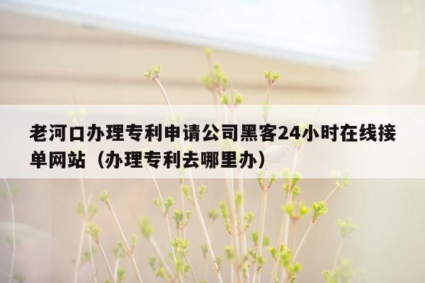 老河口办理专利申请公司黑客24小时在线接单网站（办理专利去哪里办）