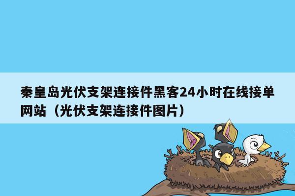 秦皇岛光伏支架连接件黑客24小时在线接单网站（光伏支架连接件图片）