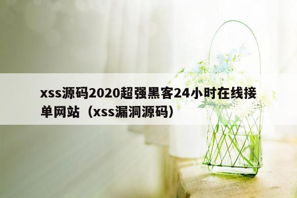 xss源码2020超强黑客24小时在线接单网站（xss漏洞源码）