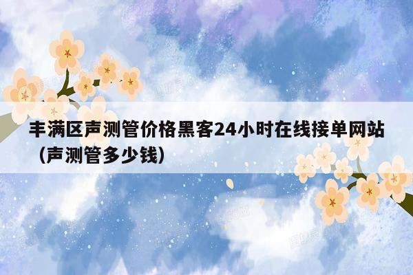 丰满区声测管价格黑客24小时在线接单网站（声测管多少钱）