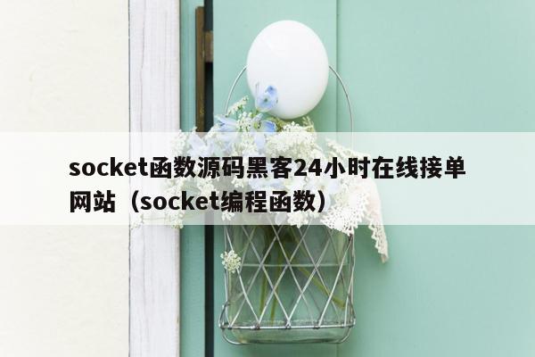 socket函数源码黑客24小时在线接单网站（socket编程函数）