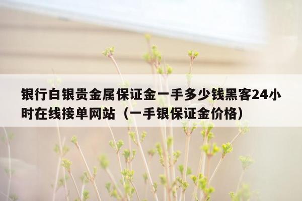 银行白银贵金属保证金一手多少钱黑客24小时在线接单网站（一手银保证金价格）