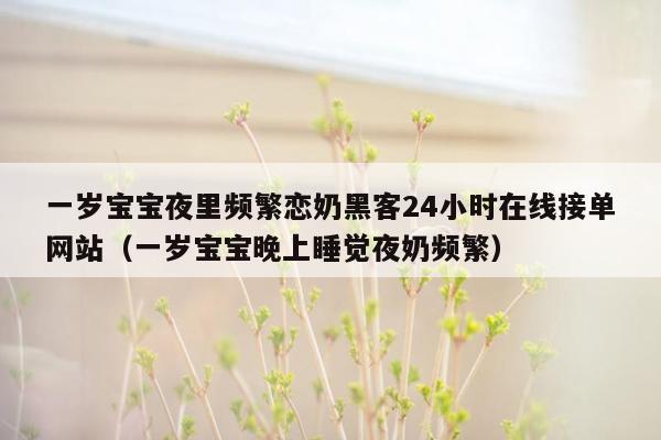 一岁宝宝夜里频繁恋奶黑客24小时在线接单网站（一岁宝宝晚上睡觉夜奶频繁）