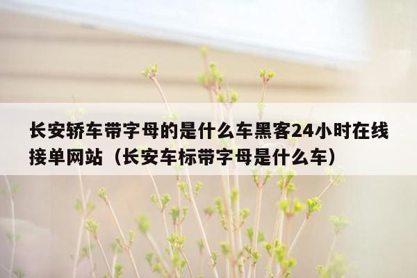 长安轿车带字母的是什么车黑客24小时在线接单网站（长安车标带字母是什么车）