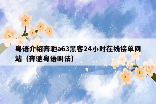 粤语介绍奔驰a63黑客24小时在线接单网站（奔驰粤语叫法）