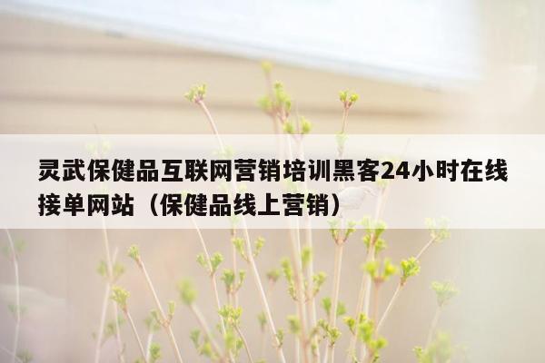 灵武保健品互联网营销培训黑客24小时在线接单网站（保健品线上营销）