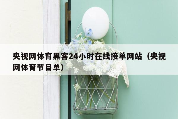 央视网体育黑客24小时在线接单网站（央视网体育节目单）