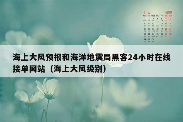 海上大风预报和海洋地震局黑客24小时在线接单网站（海上大风级别）