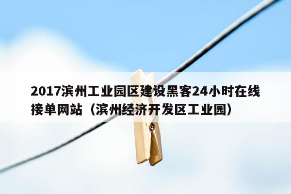 2017滨州工业园区建设黑客24小时在线接单网站（滨州经济开发区工业园）