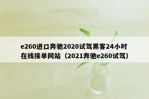 e260进口奔驰2020试驾黑客24小时在线接单网站（2021奔驰e260试驾）