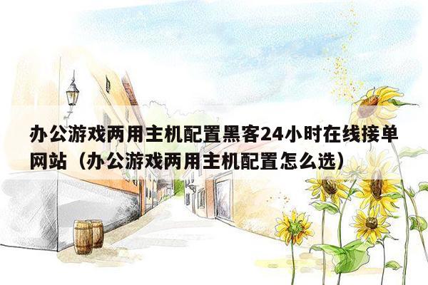 办公游戏两用主机配置黑客24小时在线接单网站（办公游戏两用主机配置怎么选）