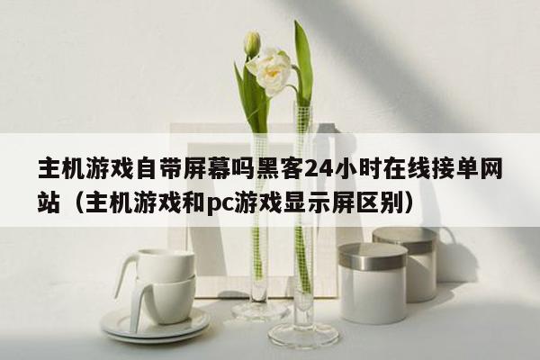 主机游戏自带屏幕吗黑客24小时在线接单网站（主机游戏和pc游戏显示屏区别）